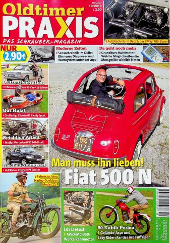 Deckblatt Oldtimer Praxis (10/2019)